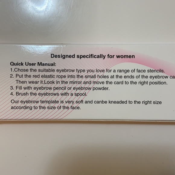 Eyebrow stencil kit-EUC! $12 - Picture 3 of 6